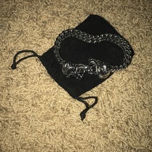 Stainless steel lion bracelet